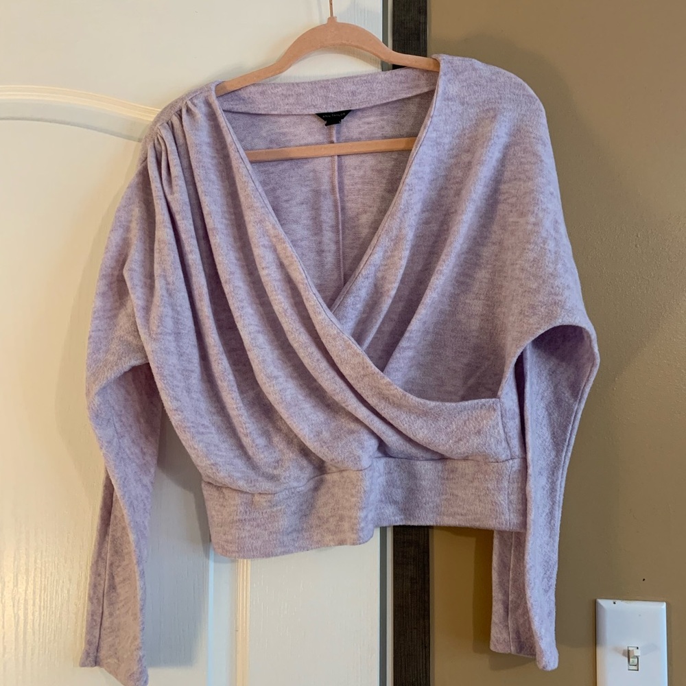 Ann Taylor Front Wrap Sweater Size M